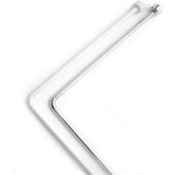 Tecnomat TUBO DOCCIA ANGOLARE UNIVERSALE BIANCO USO TRE LATI 80x80x80 cm USO ANGOLARE 80x170 cm