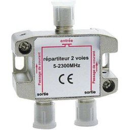 Tecnomat PARTITORE DI SEGNALE SYNCRO 1 INGRESSO 2 USCITE 40-2150 Mhz