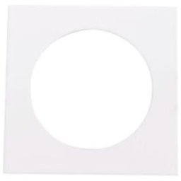 Intec_fan GHIERA A INCASSO REFLEX QUADRA COLORE BIANCO ORIENTABILE 15° PER GU10 O MR16 82x82 mm