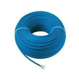 Tecnomat CAVO CON 2 CONDUTTORI TWISTATI DA 1 mm² A 2 FILI CITOFONICO E VIDEOCITOFONICO BLU 100m