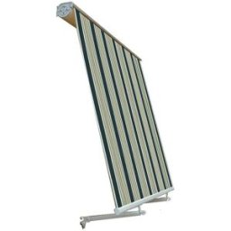 San Giorgio TENDA DA SOLE A CADUTA CASSONATA RIGATO VERDE BIANCO 250x250 cm (LxH)