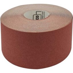 Grinco ROTOLO ABRASIVO 115 mm x 50 m GRANA 100 AL CORINDONE PER LEGNO E VERNICI