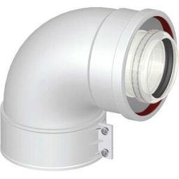 Stabile PARTENZA CURVA COASSIALE Ø 60/100 mm PER CALDAIE A CONDENSAZIONE ARISTON