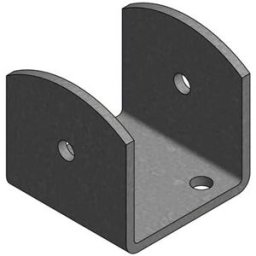 Tecnomat SUPPORTO ZINCATO DA GIARDINO A U 80 mm