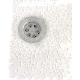 Tecnomat TAPPETO PER LAVELLO FLOWER 29x31 cm IN VINILE TRASPARENTE