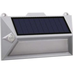 Tecnomat APPLIQUE SOLARE 3,6W FINO A 150 lumen 6500K LUCE FREDDA DOPPIO SENSORE CREPUSCOLARE IP65