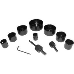 Tecnomat SET 8 FRESE A TAZZA Ø 19-22-29- 32-38-44-51-E 64 mm PER LEGNO PLASTICA