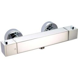 Huber MISCELATORE DOCCIA ESTERNO TERMOSTATICO YACHT OTTONE CROMATO CARTUCCIA CERAMICA Ø 40 mm
