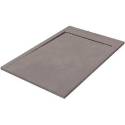 Tecnomat PIATTO DOCCIA SERIE HIGH MARMORESINA SPATOLATO TORTORA 70x120 H 3 cm PILETTA Ø 90 mm