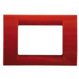 Gewiss PLACCA 3 MODULI ROSSO SYSTEM VIRNA