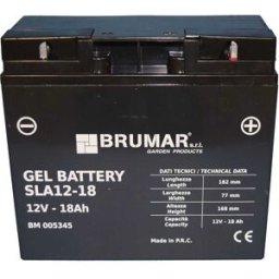 Tecnomat BATTERIA PER TRATTORINO AL GEL 18 A L180xH167xP76 mm PESO 5,2 kg