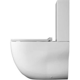 AXA CASSETTA PER VASO MONOBLOCCO SERIE GLOMP CON MECCANISMO IN CERAMICA BIANCO EUROPA