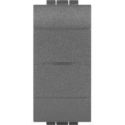 BTicino DEVIATORE SMART LIVING LIGHT SMART NERO CARICO MASSIMO 250W CON LED BLU LUMINOSO 230V