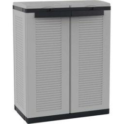 Terry PATTUMIERA A MOBILE CON COPERCHIO 2 ANTE PER RACCOLTA DIFFERENZIATA 2 POSTI 68x88,7x39 cm