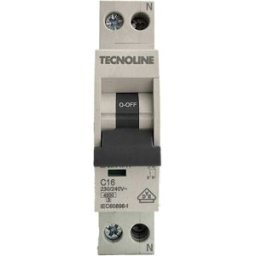 Tecnoline INTERRUTTORE MAGNETOTERMICO 1P+N 6A 4,5KA 1 MODULO