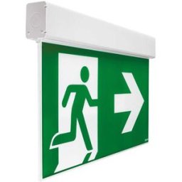 Beghelli LAMPADA EMERGENZA A BANDIERA 3W VISIBILITA' 30 m SE/SA DURATA 1/2/3 ORE IP40
