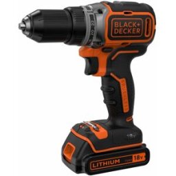 Black & Decker TRAPANO AVVITATORE B&D 18 V BL186KB-Q 2 BATTERIE LITIO 1,5 Ah BRUSHLESS PESO 2,8 kg