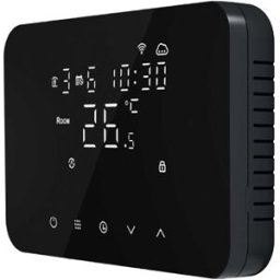 Isnatch CRONOTERMOSTATO DA PARETE WI-FI 230V SMART CON APP DA REMOTO COLORE NERO