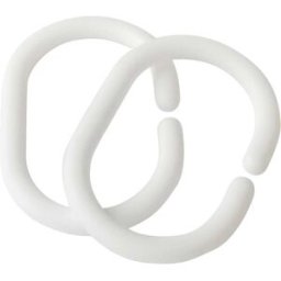 Tecnomat ANELLI TENDE DOCCIA 12 PEZZI BIANCO