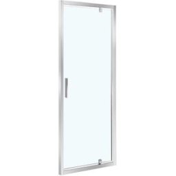 Tecnomat PORTA DOCCIA FENIS BATTENTE 88-92 cm H 190 cm VETRO TRASPARENTE 6mm PROFILI METALLO CROMATO