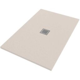 Tecnomat PIATTO DOCCIA TEVERE PIETRA MARMORESINA SABBIA 70x100 cm H 2,2 cm PILETTA Ø90 mm