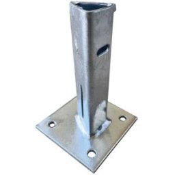 Tecnomat SUPPORTO PER PALO A "T" 30x30 mm ZINCATO 100x100 H150 mm