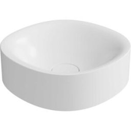 Tecnomat LAVABO APPOGGIO MONTREAL IN MINERALMARMO BIANCO LUCIDO TONDO 40,4x14,1 cm (ØxH)