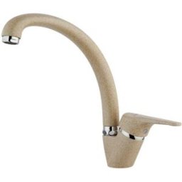 Piralla MISCELATORE LAVELLO MENFI AVENA BOCCA ALTA AD ARCO CARTUCCIA CERAMICA Ø 40 mm