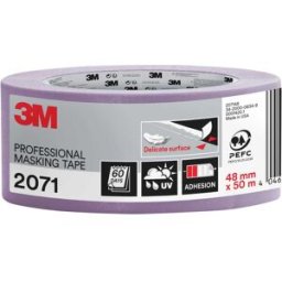 3M NASTRO MASCHERATURA 2071 48mm x 50m VIOLA CARTA WASHI PER SUPERFICI DELICATE
