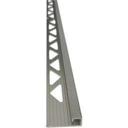Arna PROFILO TRIMSQUARE ALLUMINIO BRILLANTE LxH 270x0,8 cm ARGENTO SPAZZOLATO CROSS