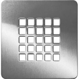 Tecnomat COPRI PILETTA 125x2x125 mm (LxHxP) IN ACCIAIO PER PIATTI DOCCIA SERIE NATURE E NATURE PLUS