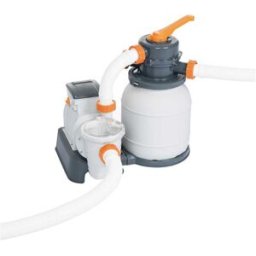Bestway POMPA FILTRO A SABBIA FLOWCLEAR 5678 l/h 230 W VALVOLA 6 POSIZIONI PRESSOSTATO-PREFILTRO-TIMER