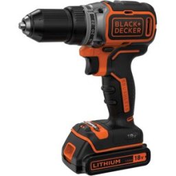 Black & Decker TRAPANO AVVITATORE B&D 18 V BL186K-QW BATTERIA LITIO 1,5 Ah BRUSHLESS PESO 2,46 kg