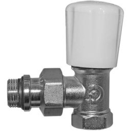 Tecnomat VALVOLA TERMOSTATIZZABILE CALEFFI A SQUADRA 3/8" 401302 TUBO FERRO
