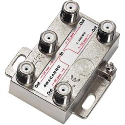 Fracarro PARTITORE 4 VIE 5-24000 MHz PA4 CON CONNETTORE F SCHERMATURA IN CLASSE A