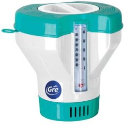 Gre' DOSATORE CON TERMOMETRO CONFORT CAPACITA 1,5kg PASTIGLIE DA 20 A 500 g PER PISCINE