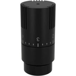Poletti TESTA TERMOSTATICA NERO OPACO CON SENSORE A LIQUIDO ATTACCO M30x1,5 mm