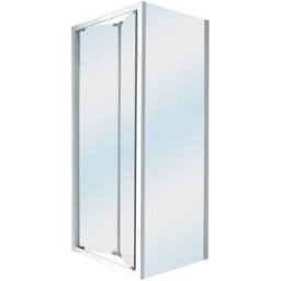 Tecnomat PORTA DOCCIA ADENIA PIEGHEVOLE (87-91) VETRO TEMPERATO TRASPARENTE 6 mm PROFILI CROMATI