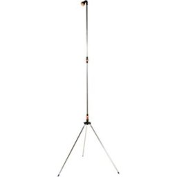 Gf DOCCIA DA GIARDINO IN ALLUMINIO TELESCOPICA H MAX 2 m CON TREPPIEDE