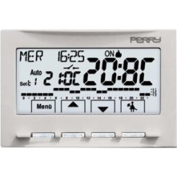 Tecnomat CRONOTERMOSTATO SETTIMANALE PERRY 230V LCD RETROILLUMINATO DA INCASSO 1CRDS29
