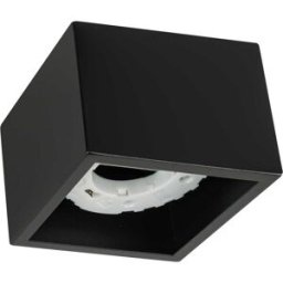 Tecnomat PLAFONIERA LUMINASCENTE CAGE NERO 1xGX53 FINO A 12W 100x100x80 mm