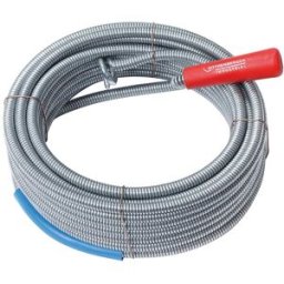 Rothenberger PISTOLA STURA SCARICHSPIRALE PULIZIA TUBI Ø 9 mm x 7,5 mI TECOM 10 ATM ARIA COMPRESSA COMPLETA DI 4 ADATTATORI IN GOMMA