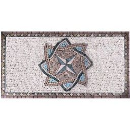 Arna ROSONE TAPPETO OREGON 132x66x0,7 cm MARMO