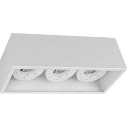 Tecnomat PLAFONIERA LUMINASCENTE CAGE BIANCO 3xGX53 FINO A 12W 285x100x80mm