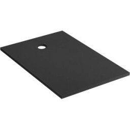 Tecnomat PIATTO DOCCIA IN MARMORESINA NERO 70X100 cm H 3 cm PILETTA Ø 90 mm