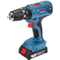Bosch TRAPANO BATTENTE 18 V GSB 18V-21 2 BATTERIE LITIO 2 Ah PESO 1,2kg