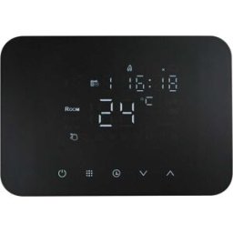 Isnatch CRONOTERMOSTATO DIGITALE DA PARETE A BATTERIA TOUCH COLORE NERO