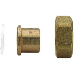 Enolgas KIT RACCORDI ATTACCO GIRELLO SEDE PIANA 3/4'' CODOLO A SALDARE D16 mm