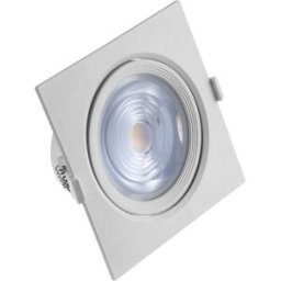 Vivida FARETTO DA INCASSO A LED 15W QUADRATO ORIENTABILE BIANCO 3000K FORO Ø125 mm PLASTICA