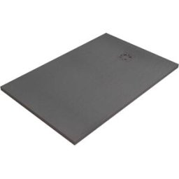 Tecnomat PIATTO DOCCIA SERIE ARDESIA MARMORESINA NERO 70x120 cm H 3 cm PILETTA Ø 90 mm